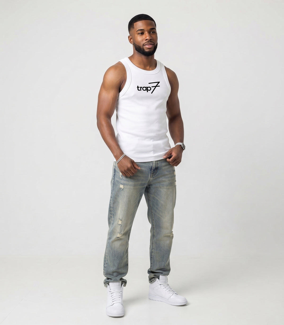 Snow Washed Essential Tank