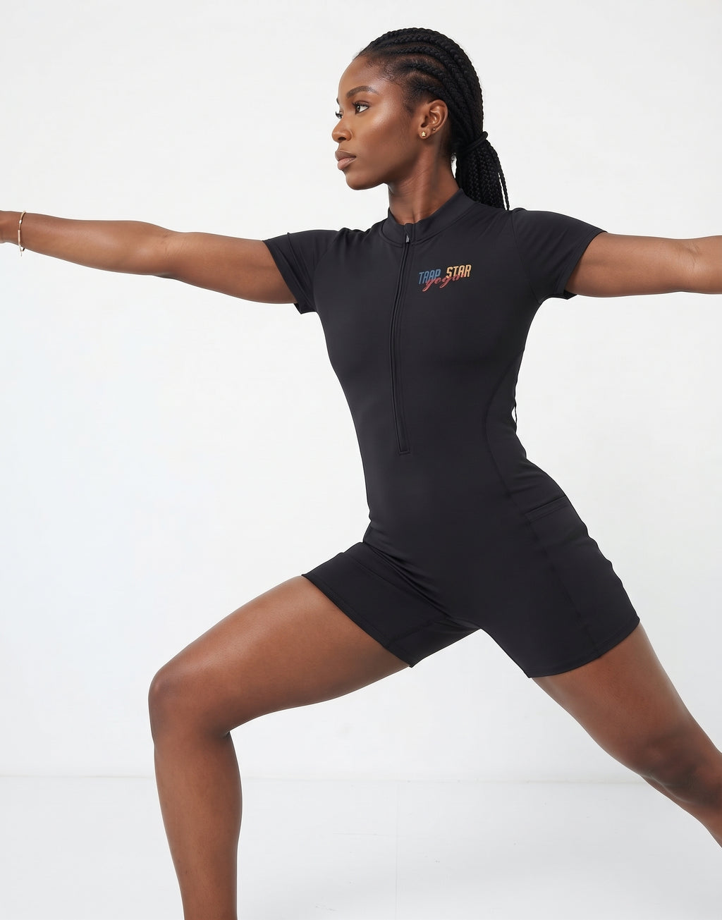 Everyday Quarter-Zip Romper