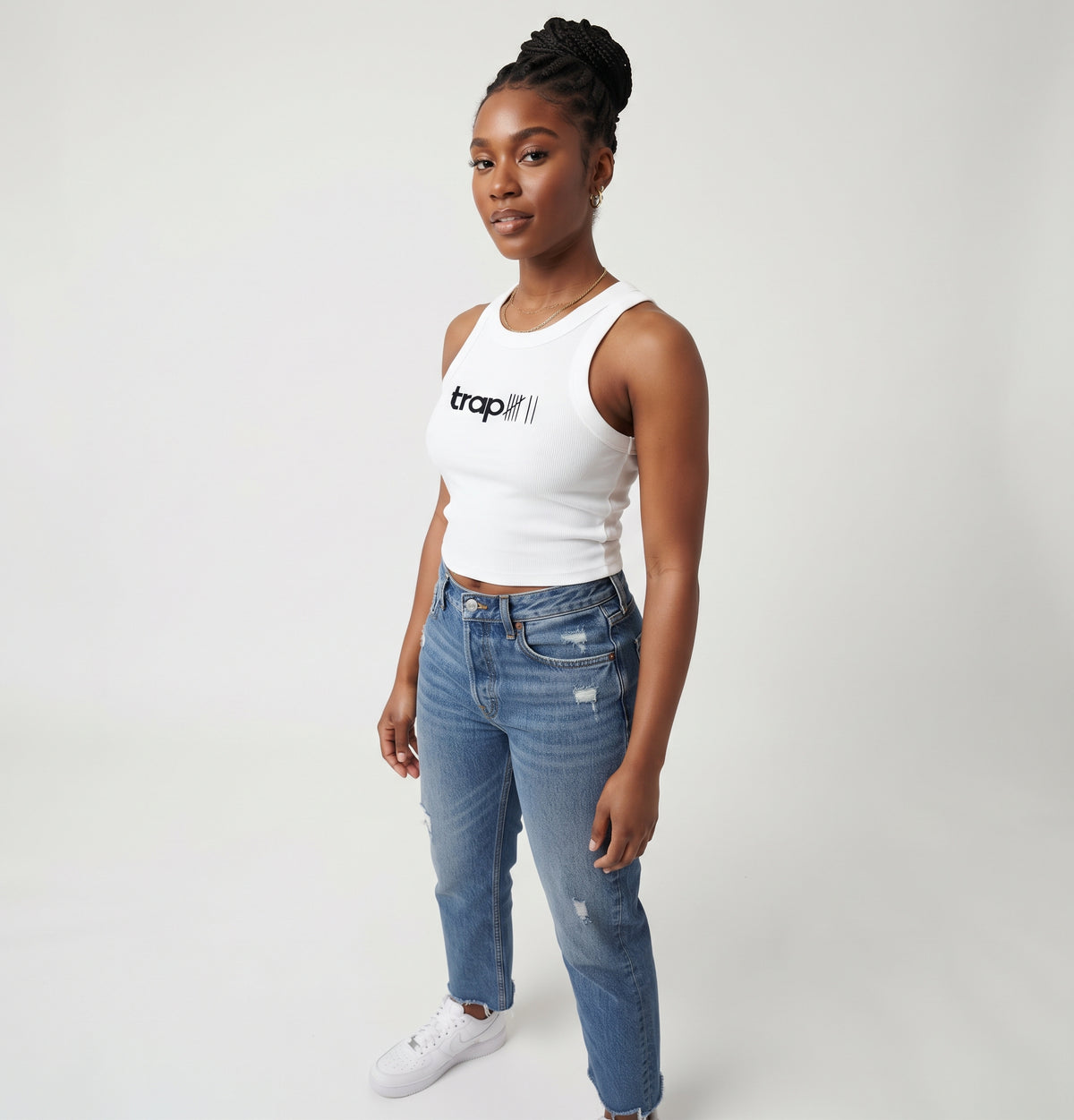 Snow Washed Essential Tank