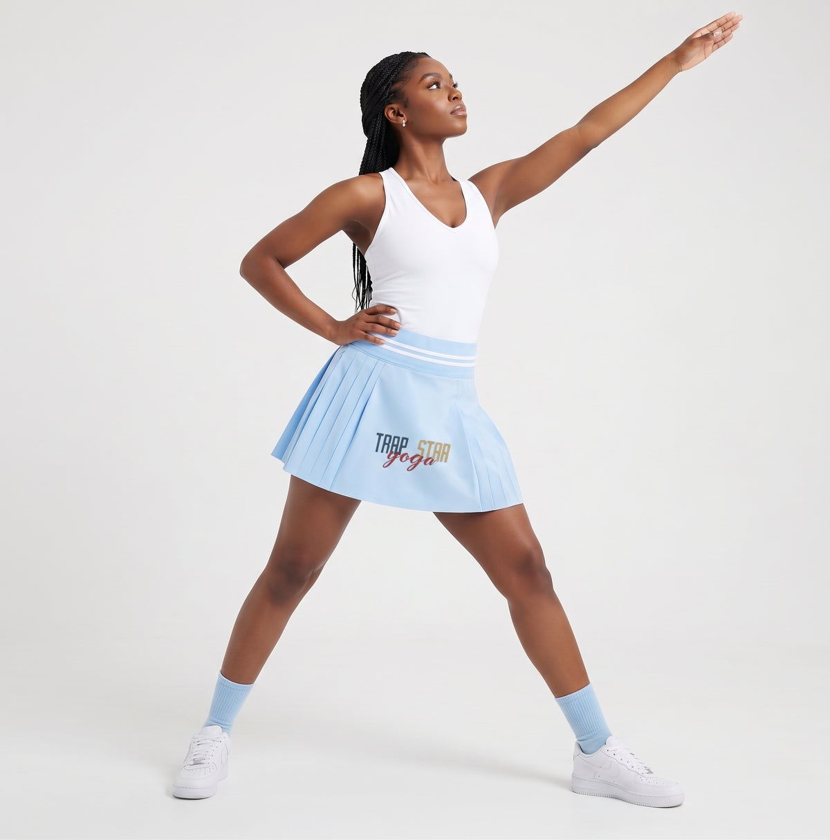 Classic Pleated Mini Skirt