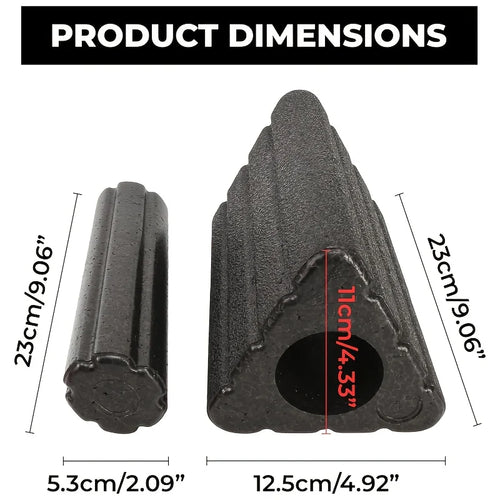 2-in-1 Triangle Pilates Roller Block