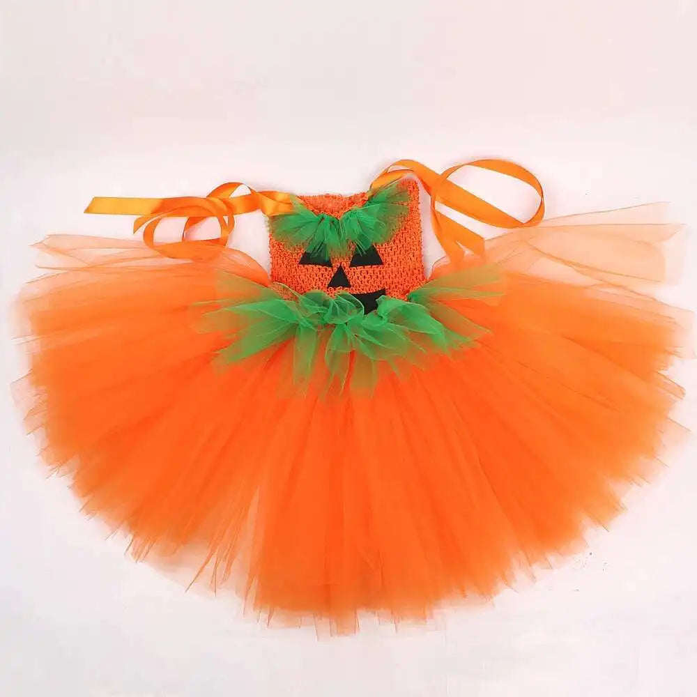 Pumpkin Witch Tutu Set
