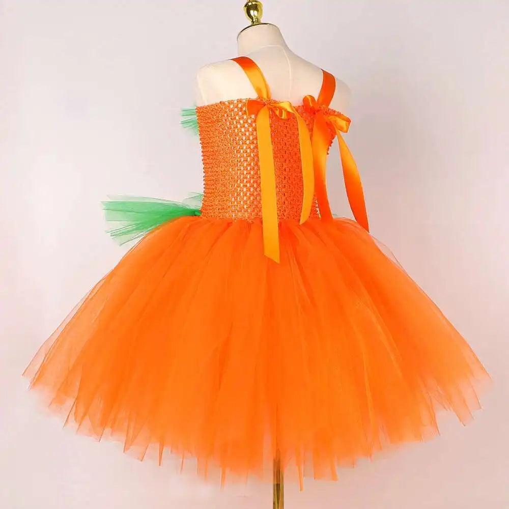Pumpkin Witch Tutu Set