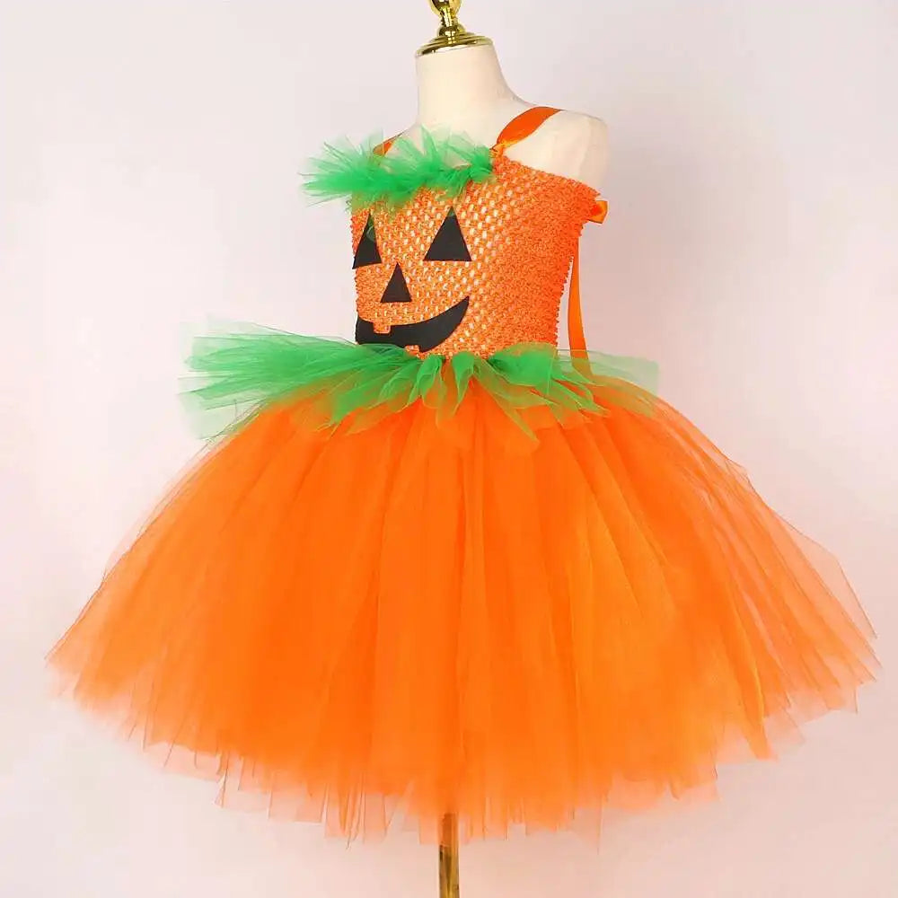 Pumpkin Witch Tutu Set