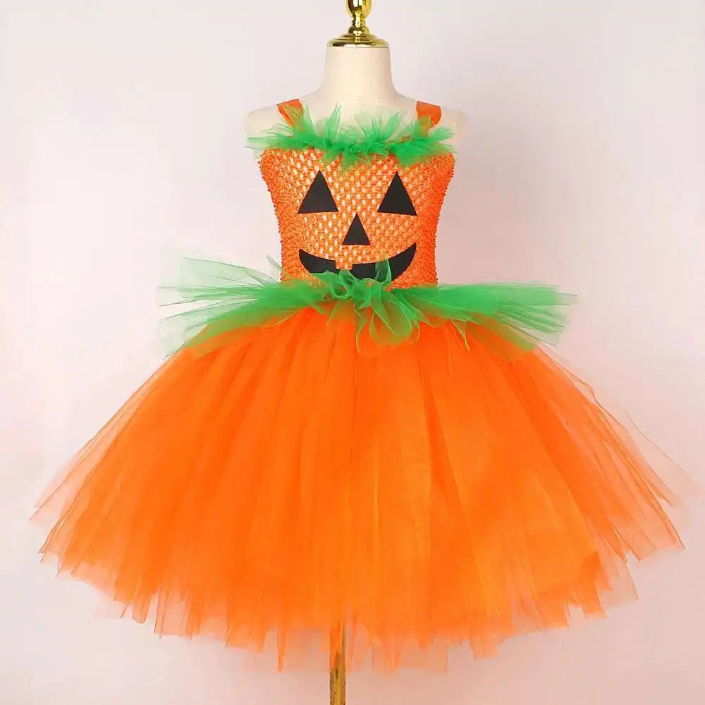 Pumpkin Witch Tutu Set