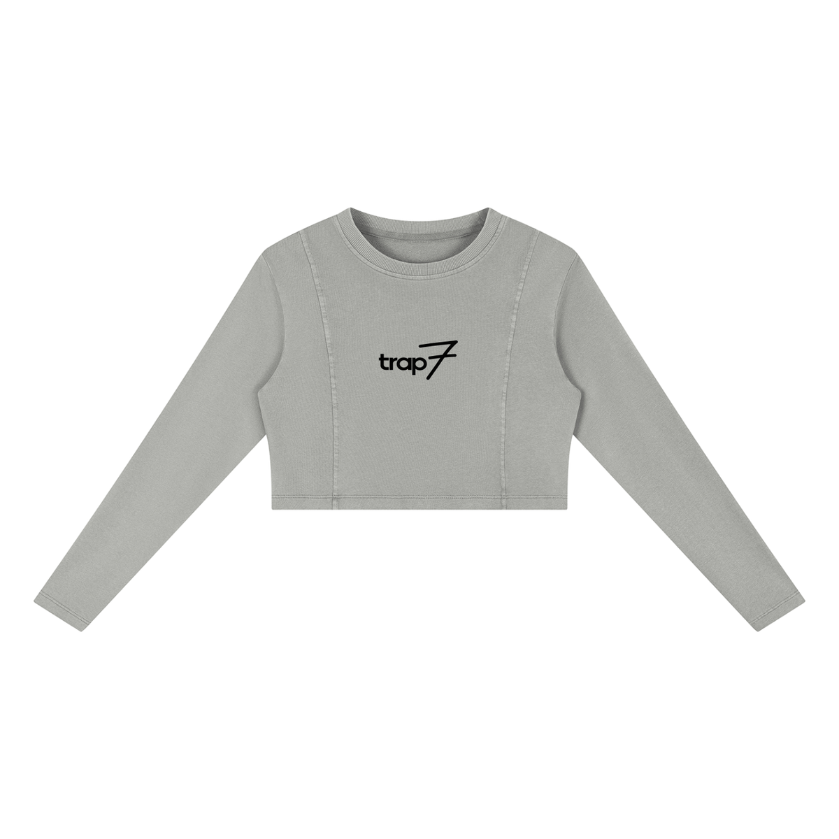 Mineral-Washed Everyday Crop Sweatshirt
