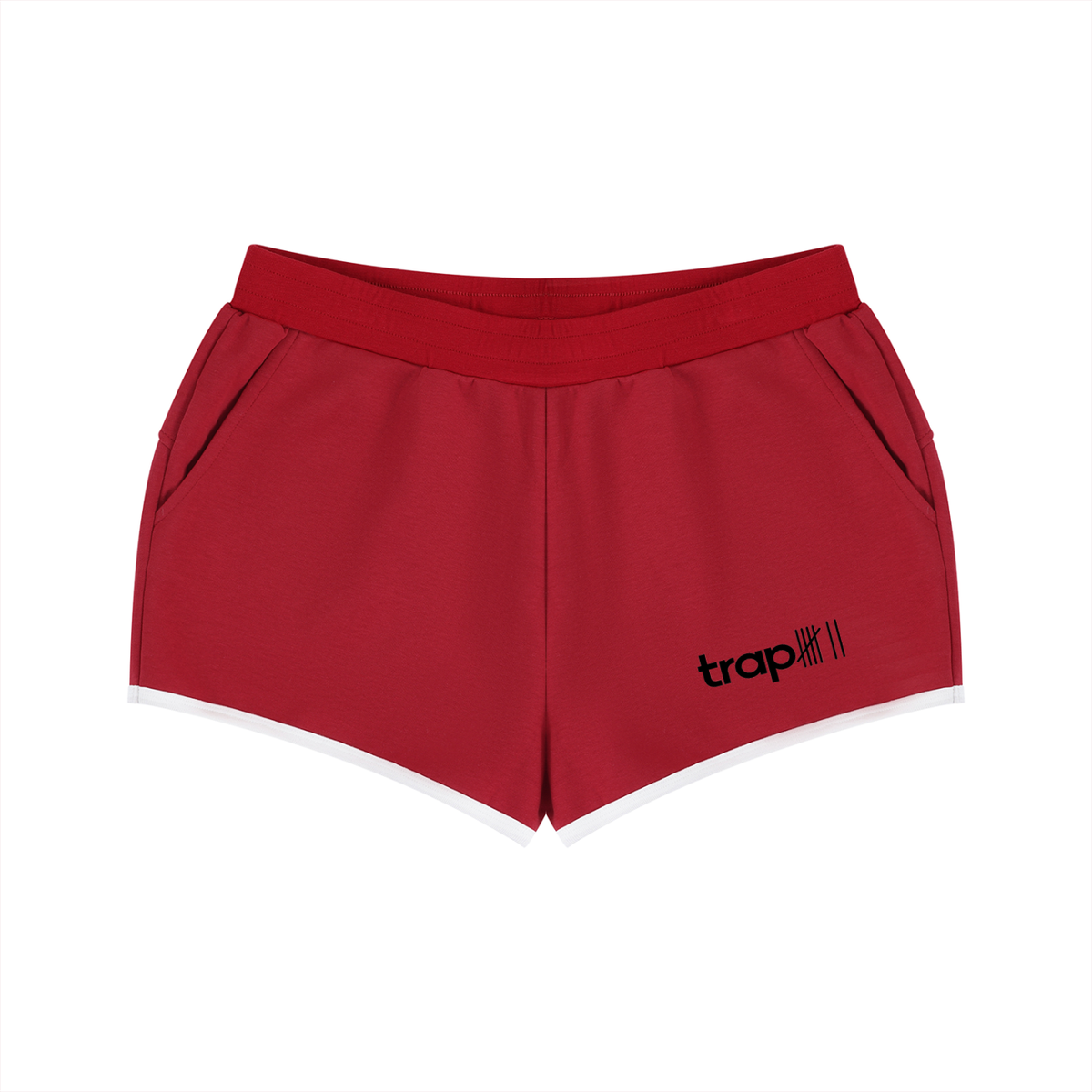 Retro Contrast-Trim Shorts