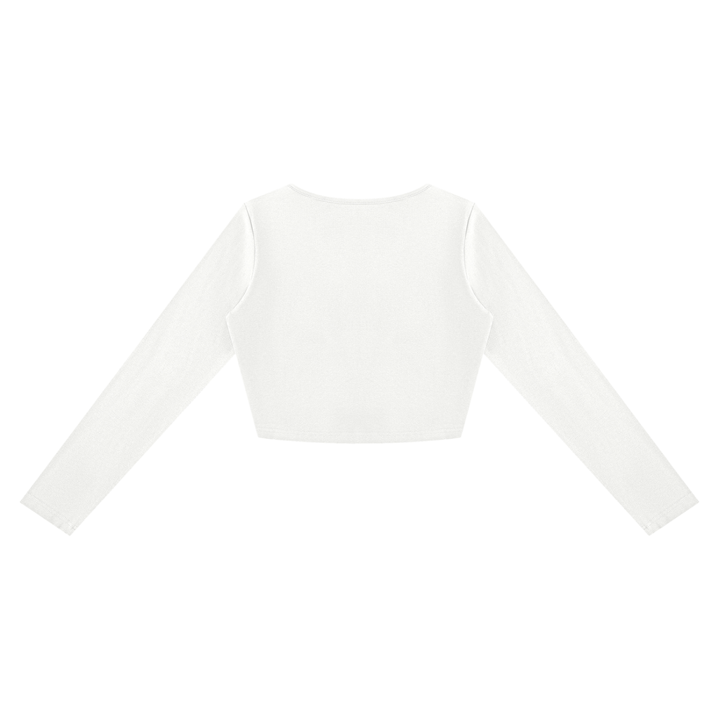 Essential Long-Sleeve Crop Tee