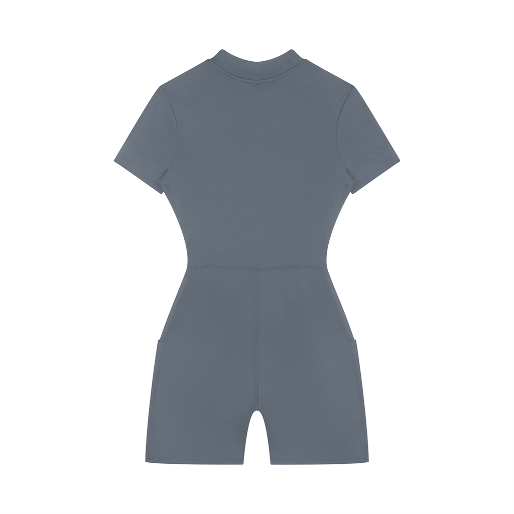 Everyday Quarter-Zip Romper