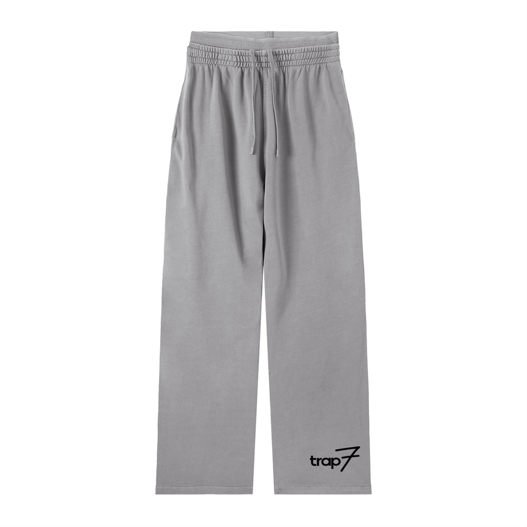 Vintage Washed Relaxed-Leg Pants