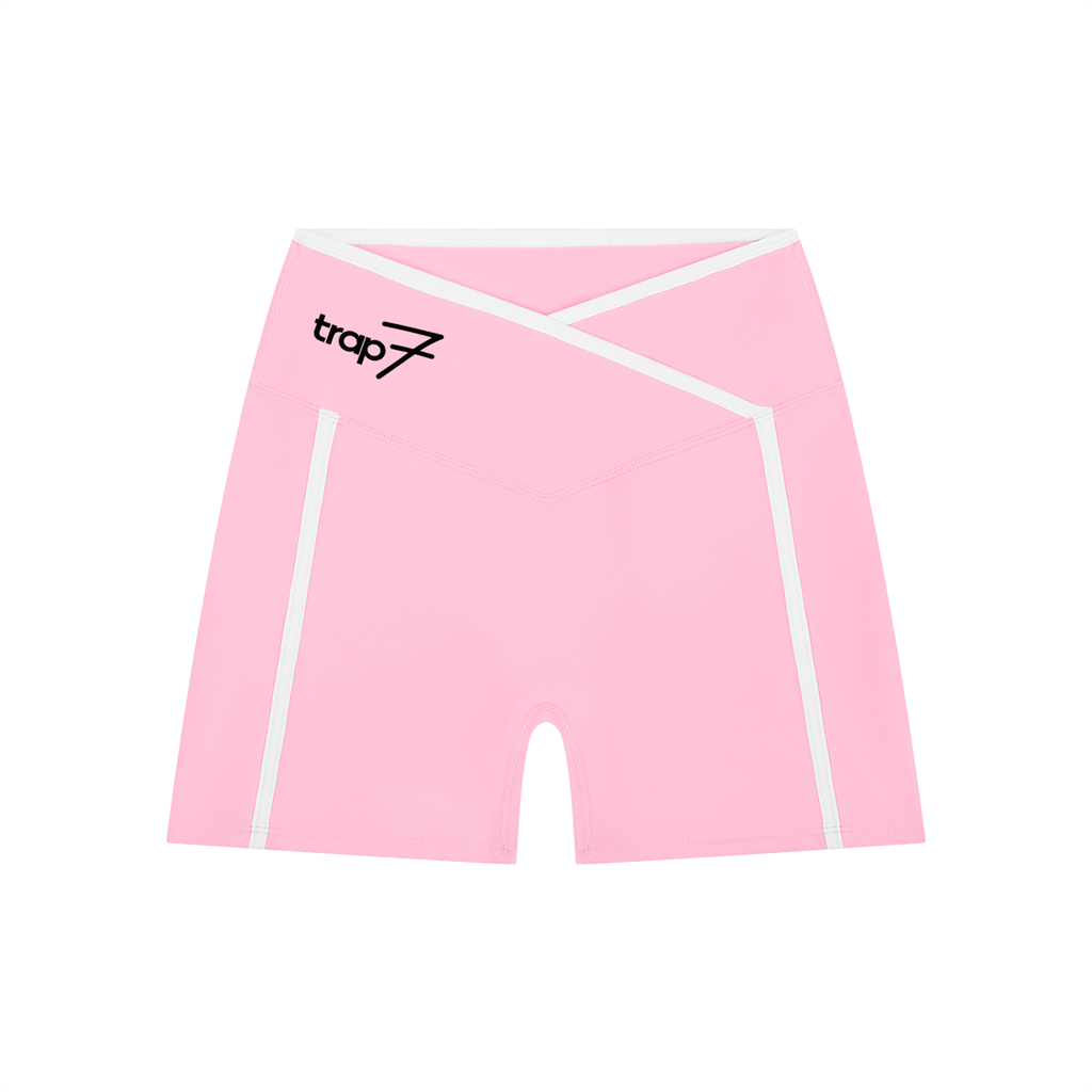 Colorblock High-Rise Active Shorts