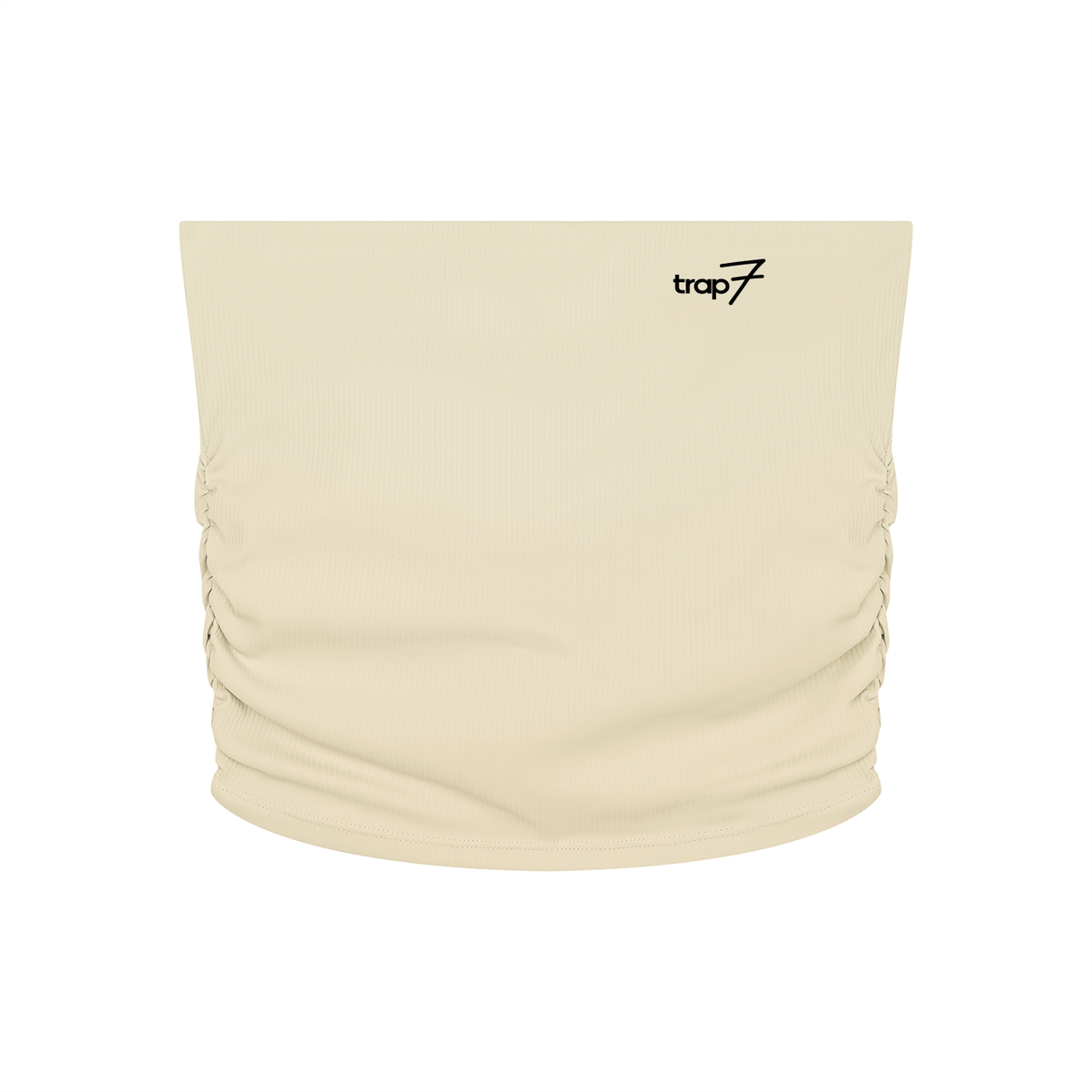Ruched Cropped Tube Top