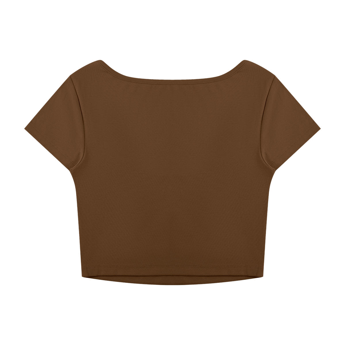 Essential Square-Neck Cropped Tee