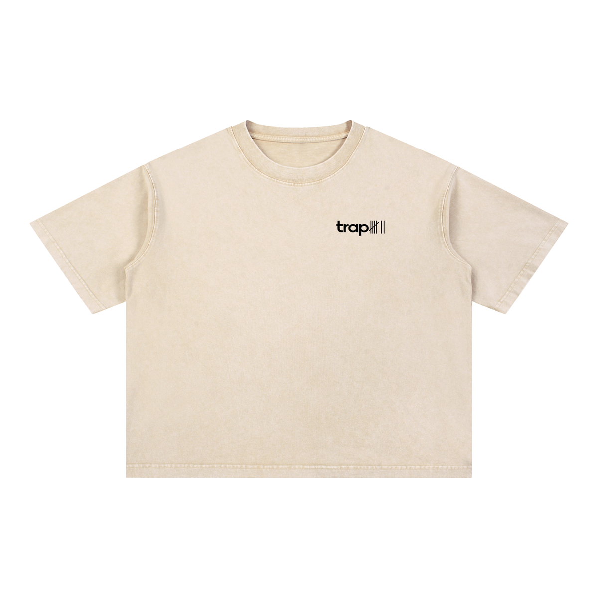 Mineral Wash Boxy Cotton Tee