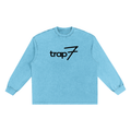 Snow Washed Raw-Edge Tee