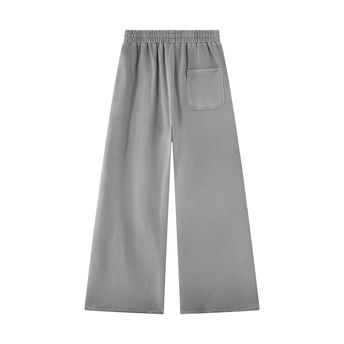Vintage-Washed Raw-Edge Sweatpants
