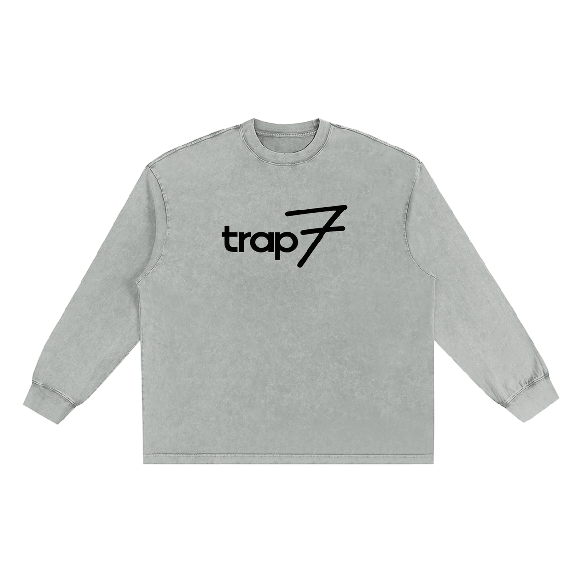 Snow Washed Raw-Edge Tee
