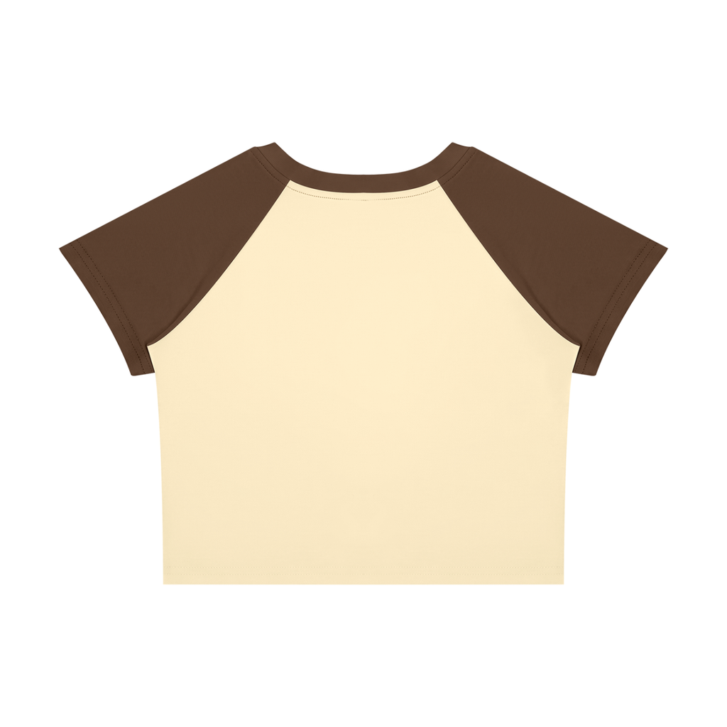 Colorblock Raglan Baby Tee