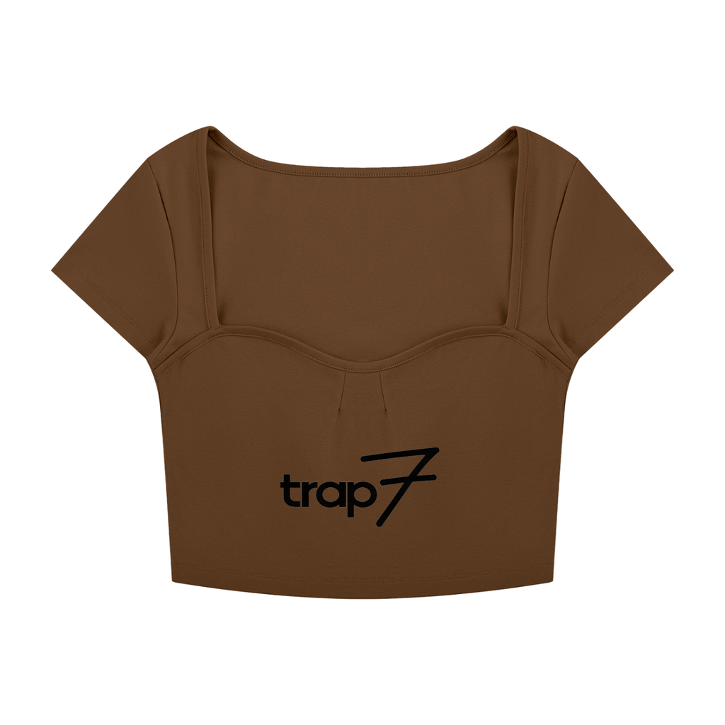Essential Square-Neck Cropped Tee