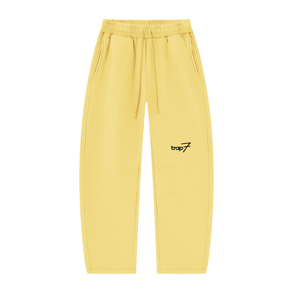 Vintage Wash Barrel-Leg Fleece Sweatpants