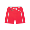 Color Block High-Rise Active Shorts