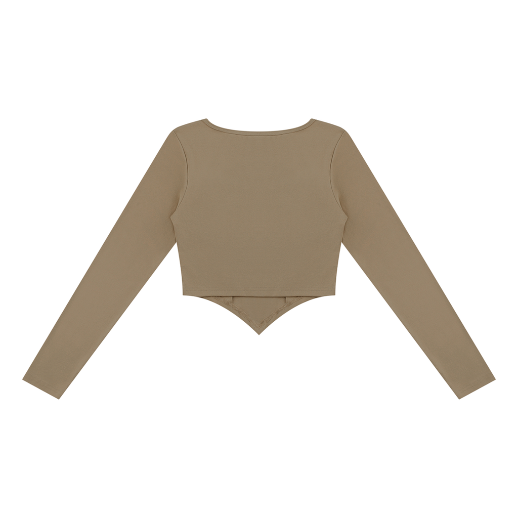 Essential Square-Neck Crop Tee