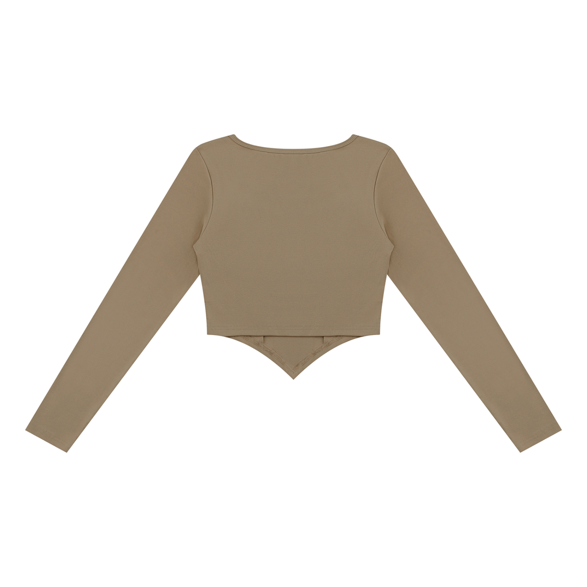 Essential Square-Neck Crop Tee