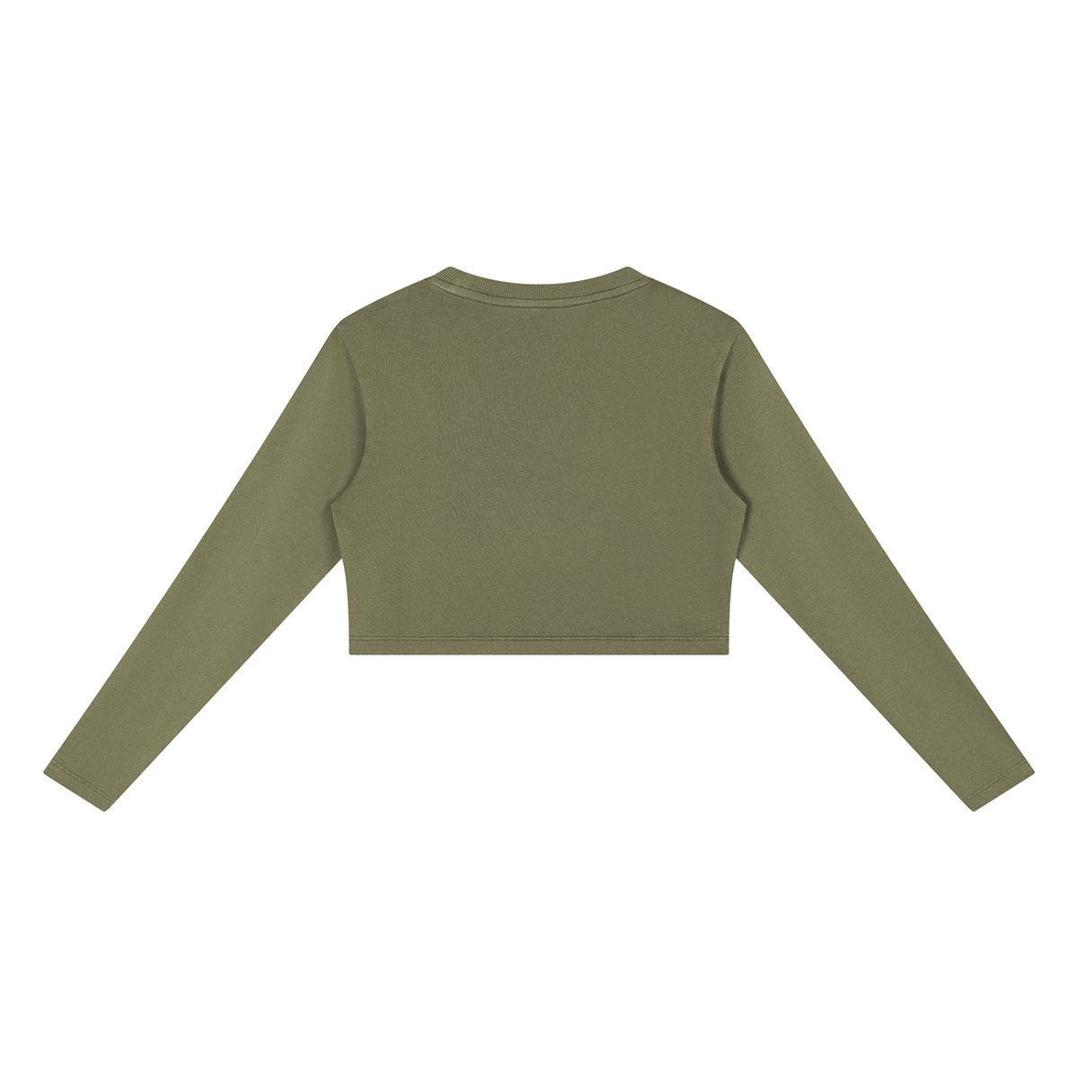 Mineral-Washed Everyday Crop Sweatshirt