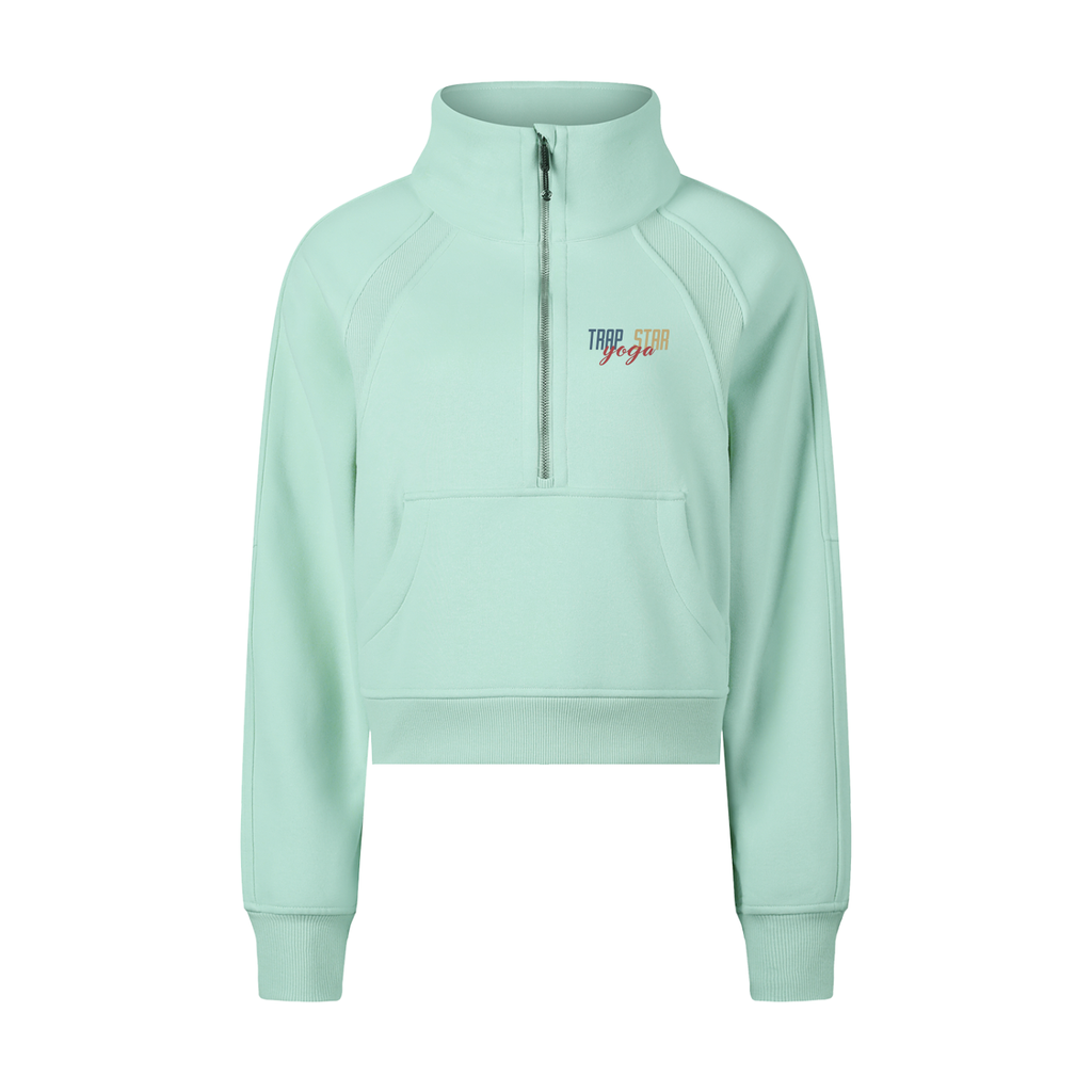 Cropped Half-Zip Pullover