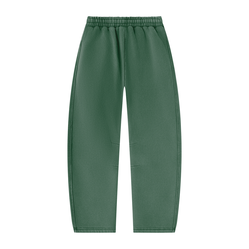 Vintage Wash Barrel-Leg Fleece Sweatpants