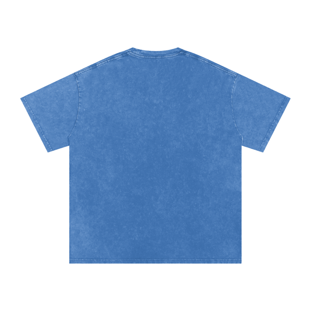 Snow Washed Oversized Cotton Tee