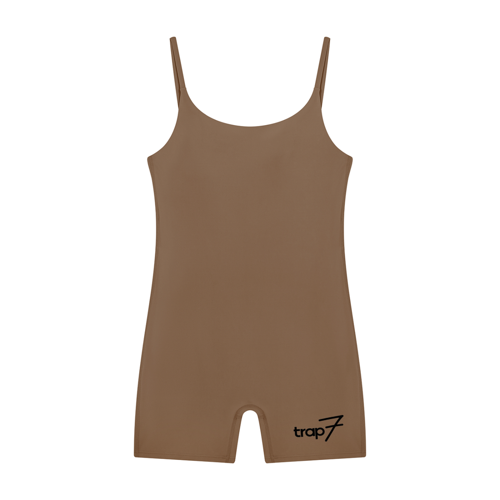 Sleek U-Neck Yoga Romper