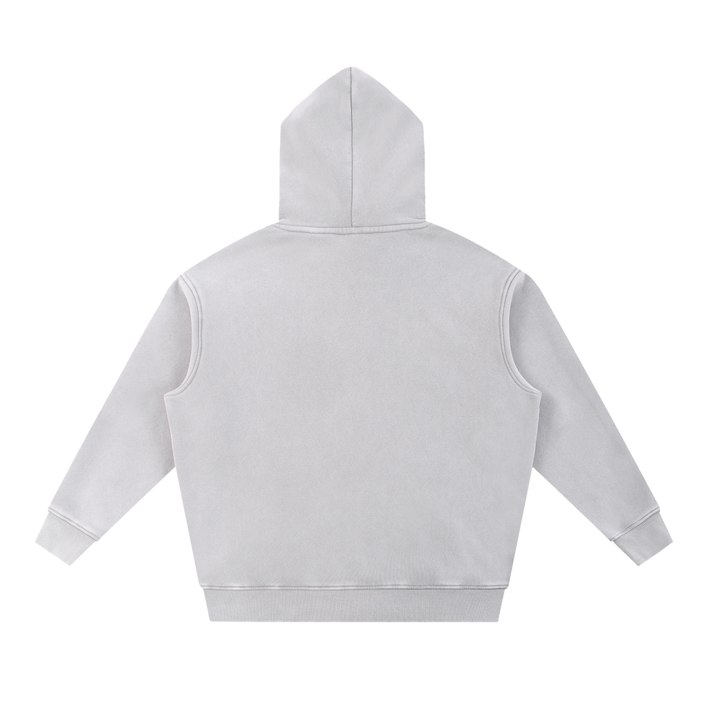 Snow Washed Oversized Fleece Hoodie