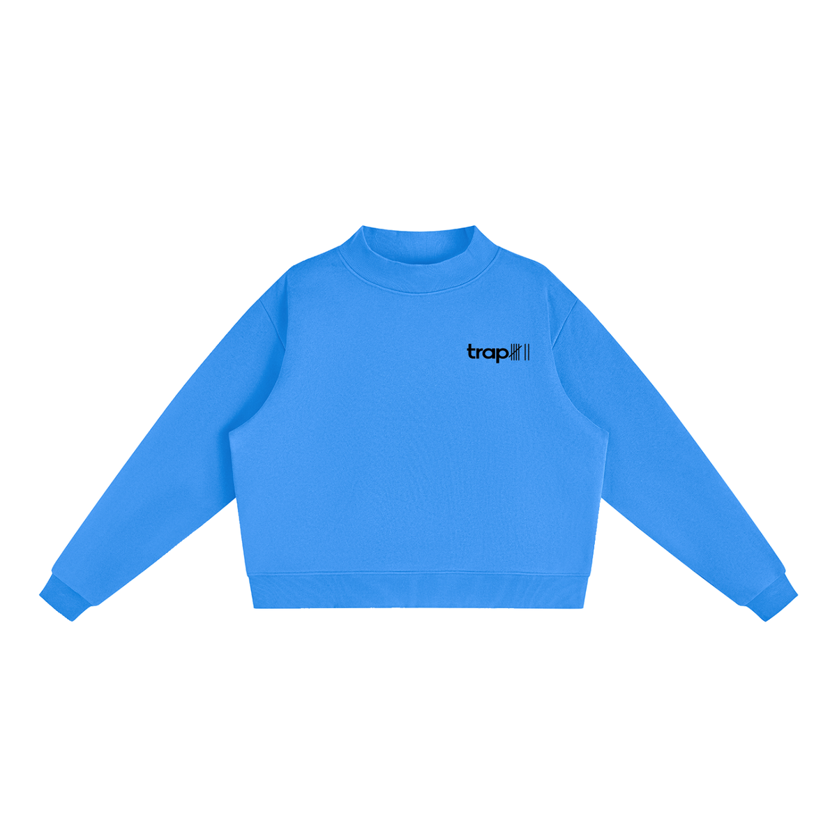 Cozy Mock-Neck Fleece Crewneck