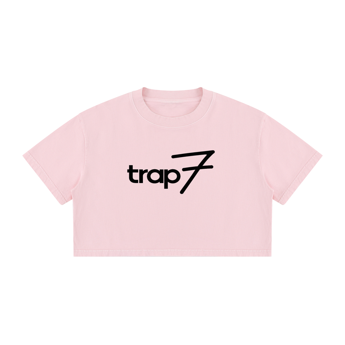 Mineral Wash Cropped Cotton Tee