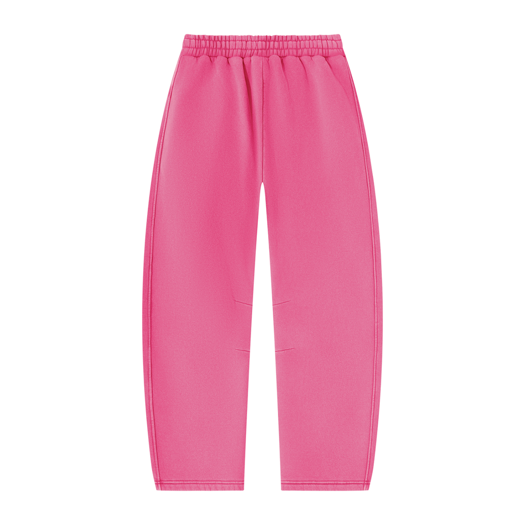 Vintage Wash Barrel-Leg Fleece Sweatpants