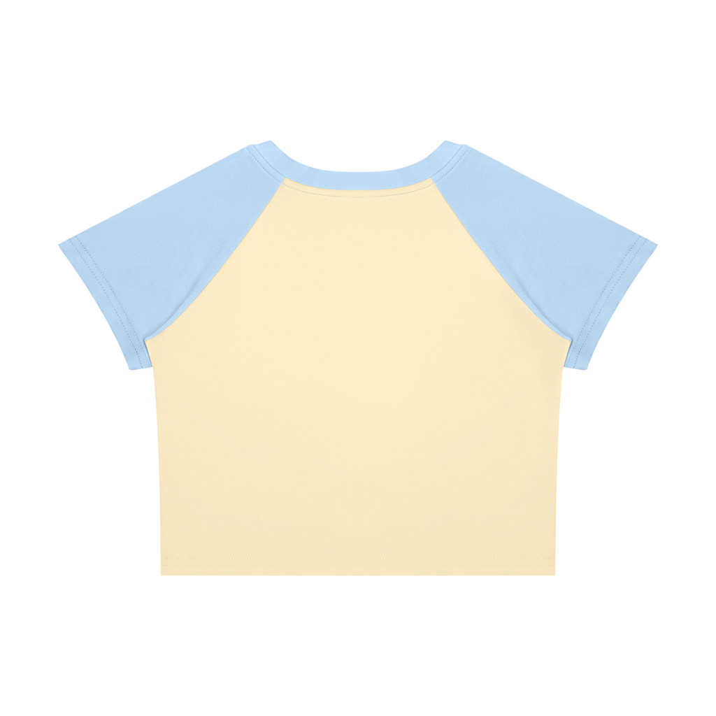 Colorblock Raglan Baby Tee