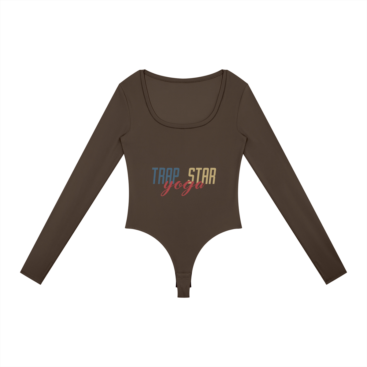 Sleek Long-Sleeve Yoga Bodysuit