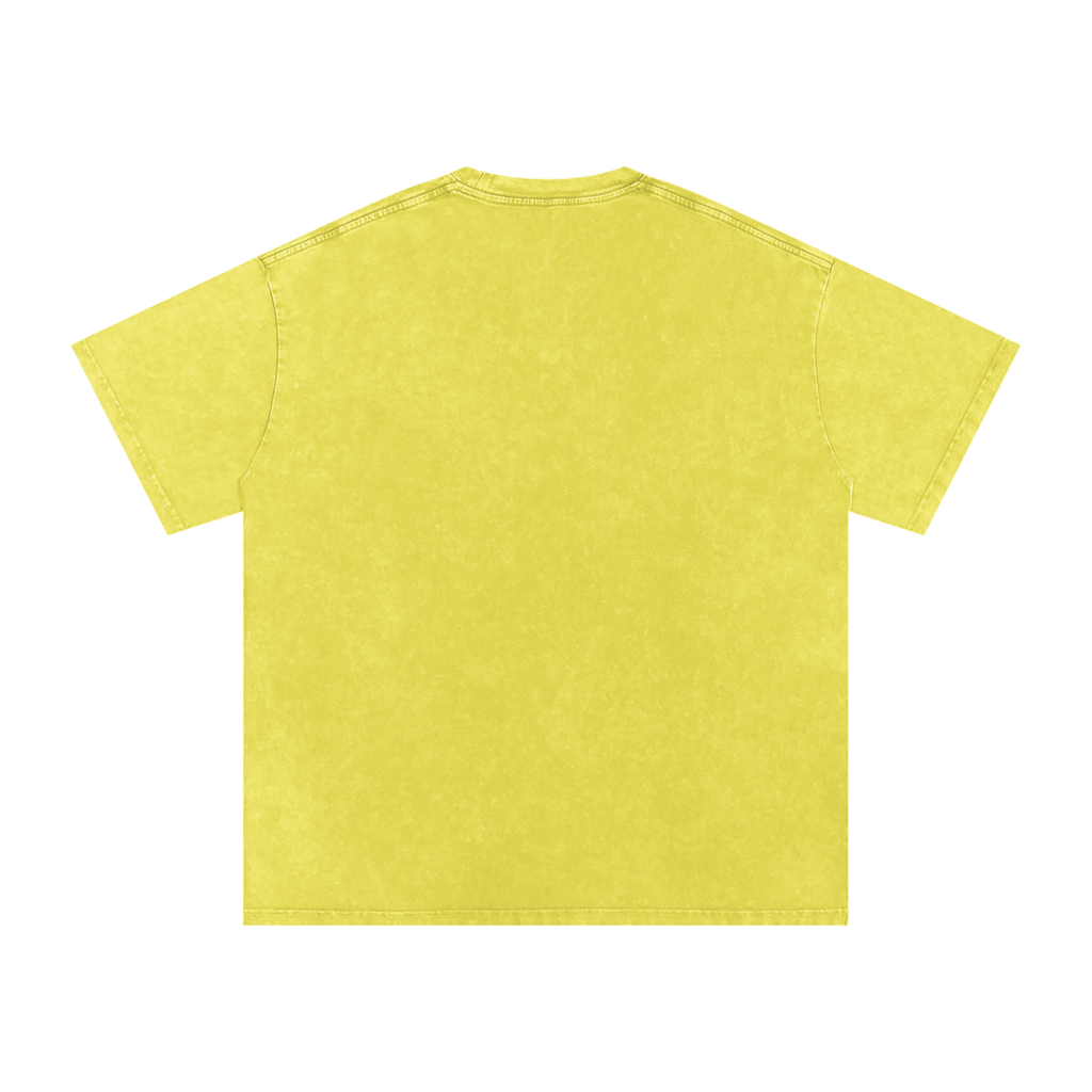 Snow Washed Oversized Cotton Tee