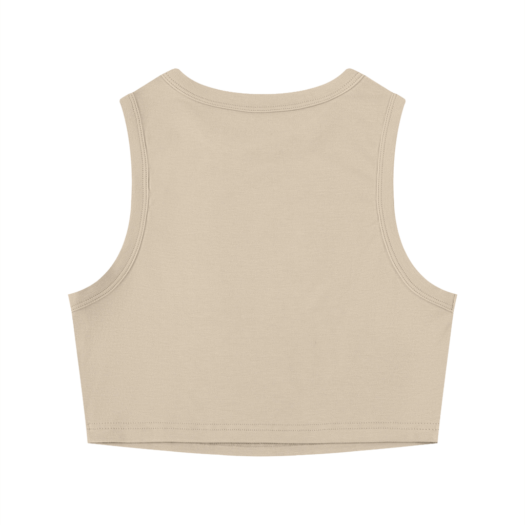 Sculpted Crewneck Crop Tank