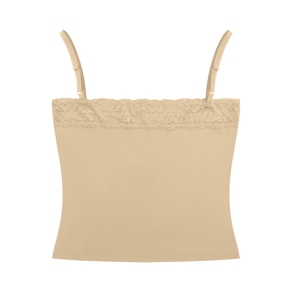 Delicate Lace-Trim Everyday Cami