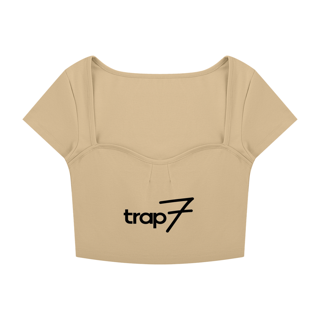 Essential Square-Neck Cropped Tee