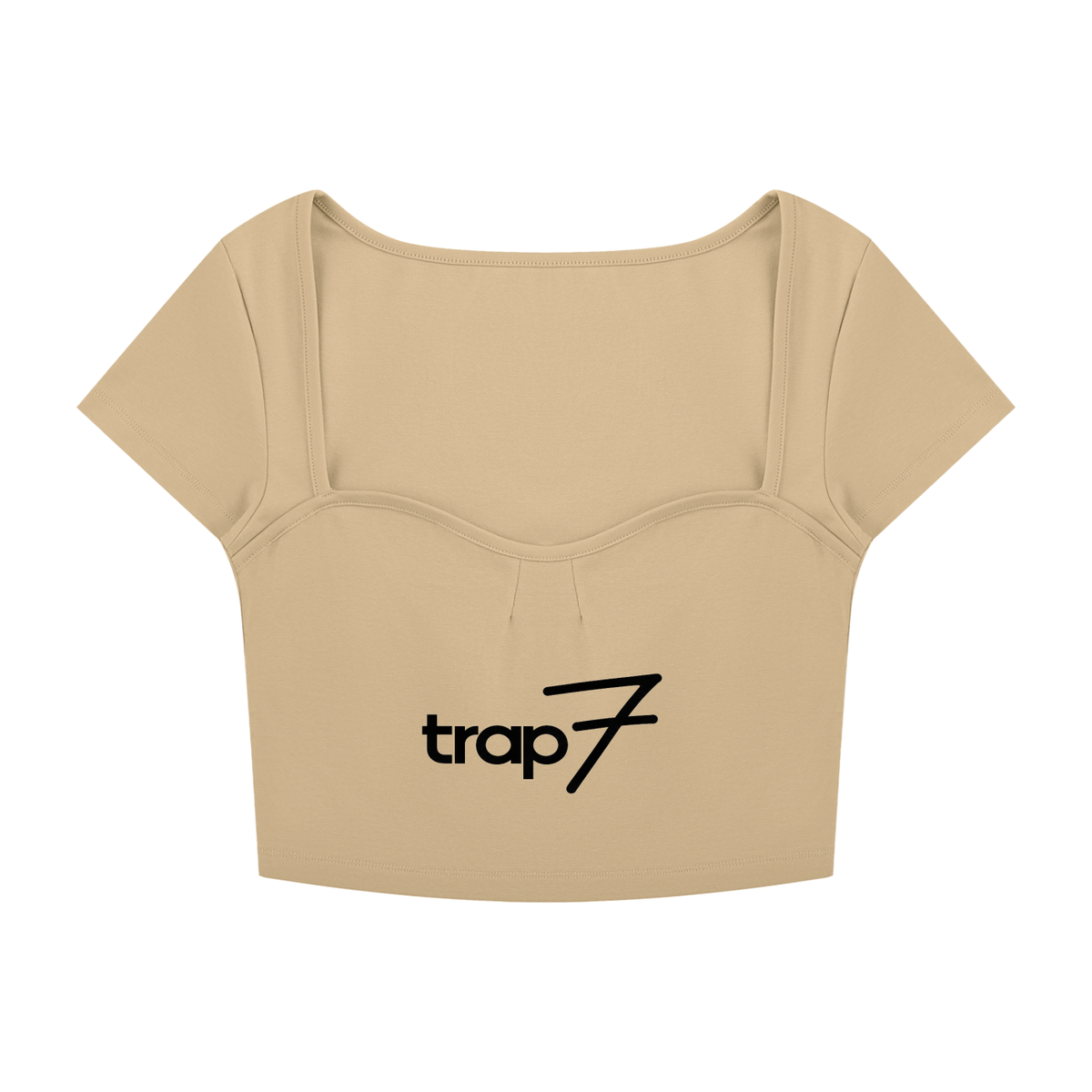 Essential Square-Neck Cropped Tee