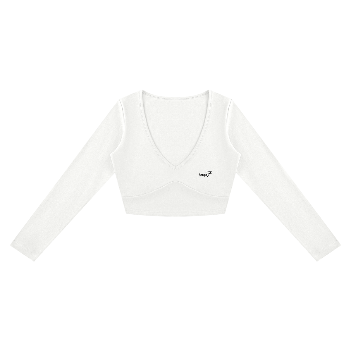 Essential Long-Sleeve Crop Tee