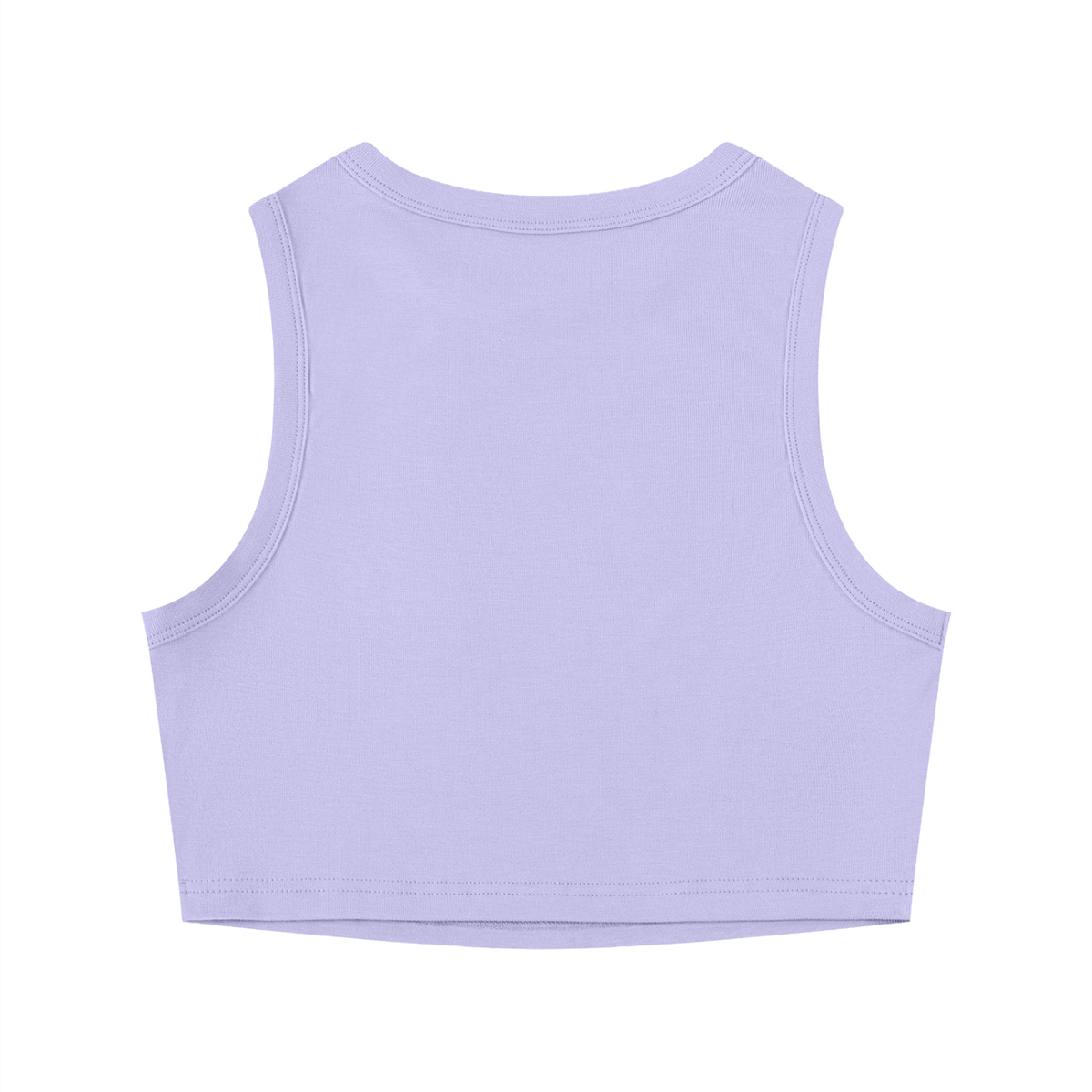 Sculpted Crewneck Crop Tank