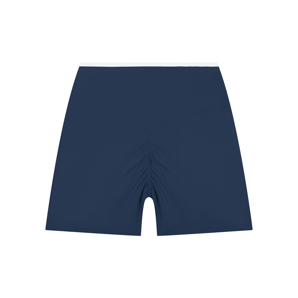 Color Block High-Rise Active Shorts