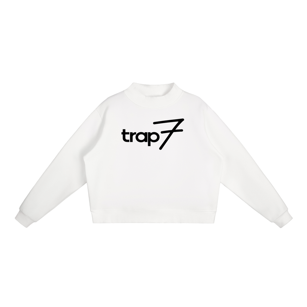 Cozy Mock-Neck Fleece Sweatshirt