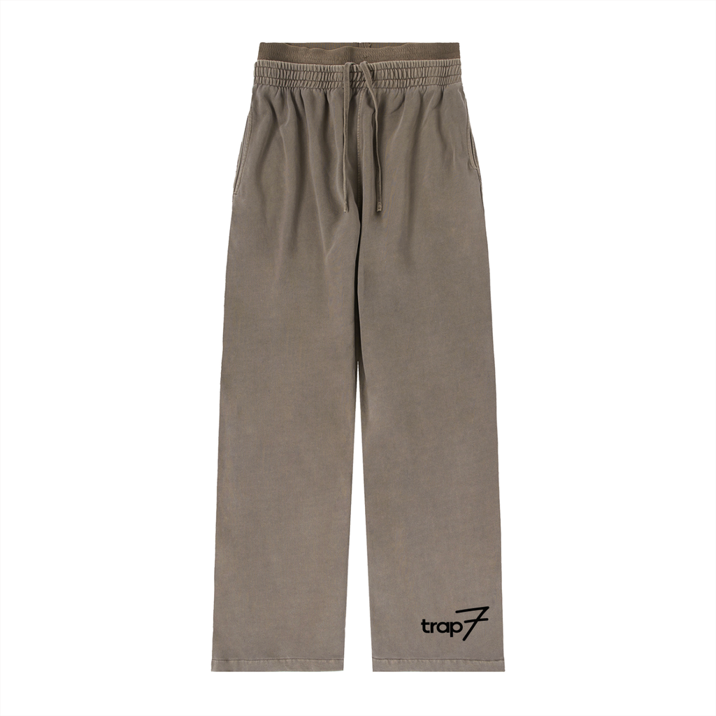Vintage Washed Relaxed-Leg Pants