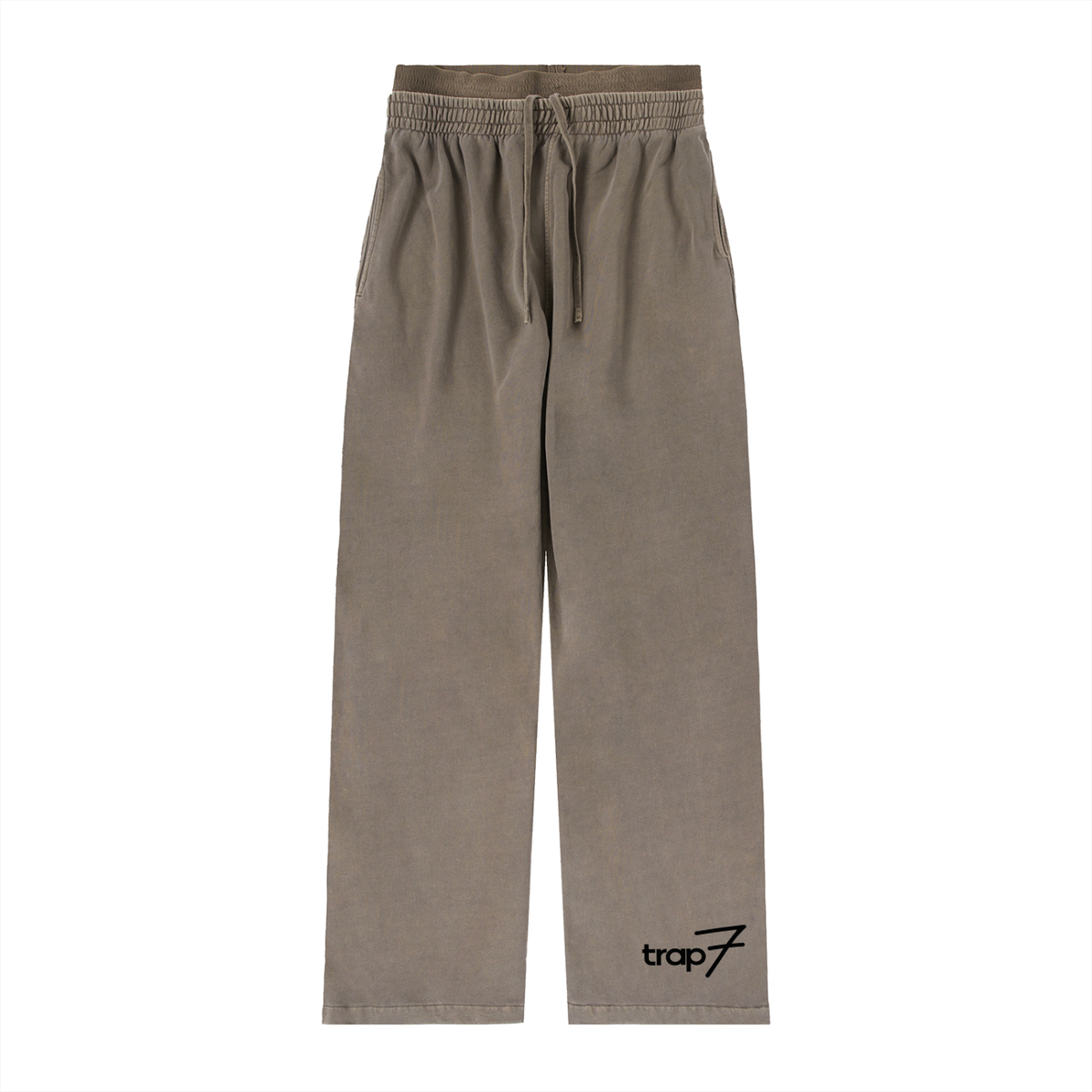 Vintage Washed Relaxed-Leg Pants