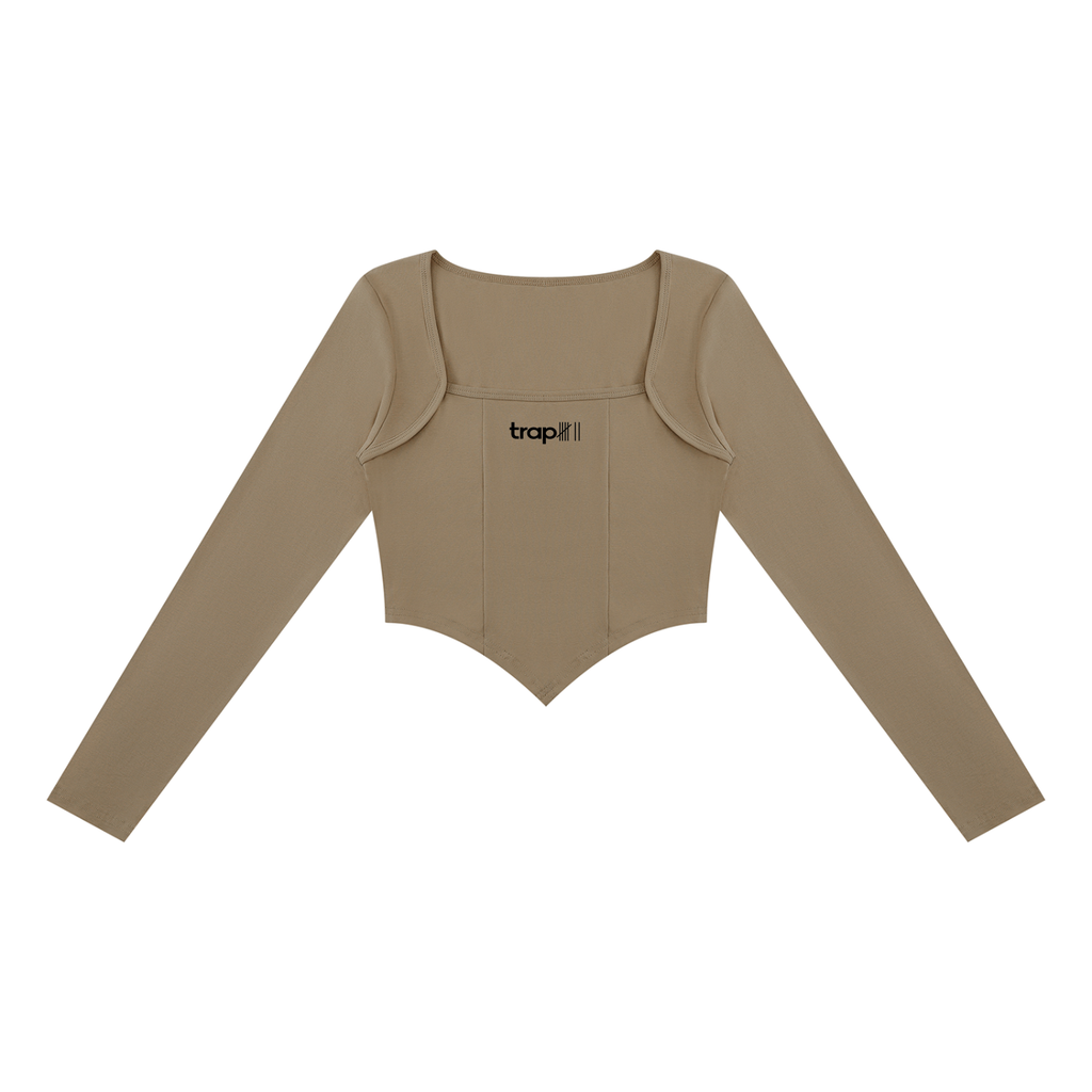 Essential Square-Neck Crop Tee